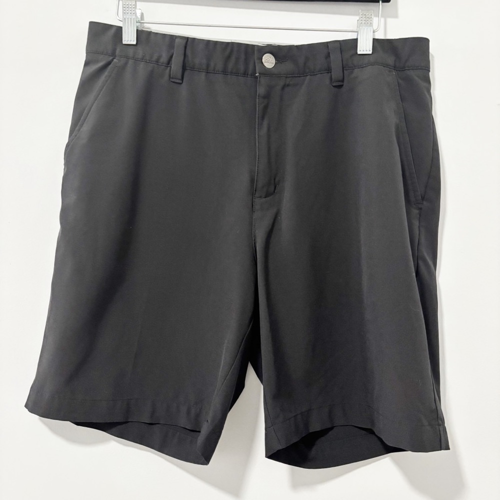 adidas Ultimate365 Golf Black Performance Shorts Mens Size 32 Flat Front Active